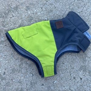 Dog Jacket Vest by FRIENDS FOREVER yellow grey Coat size XS fleece inside